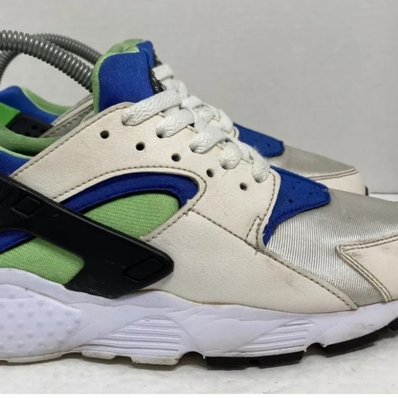 Nike Huarache Scream Green OG color Sz 6 Running Sneakers - Picture 4 of 9